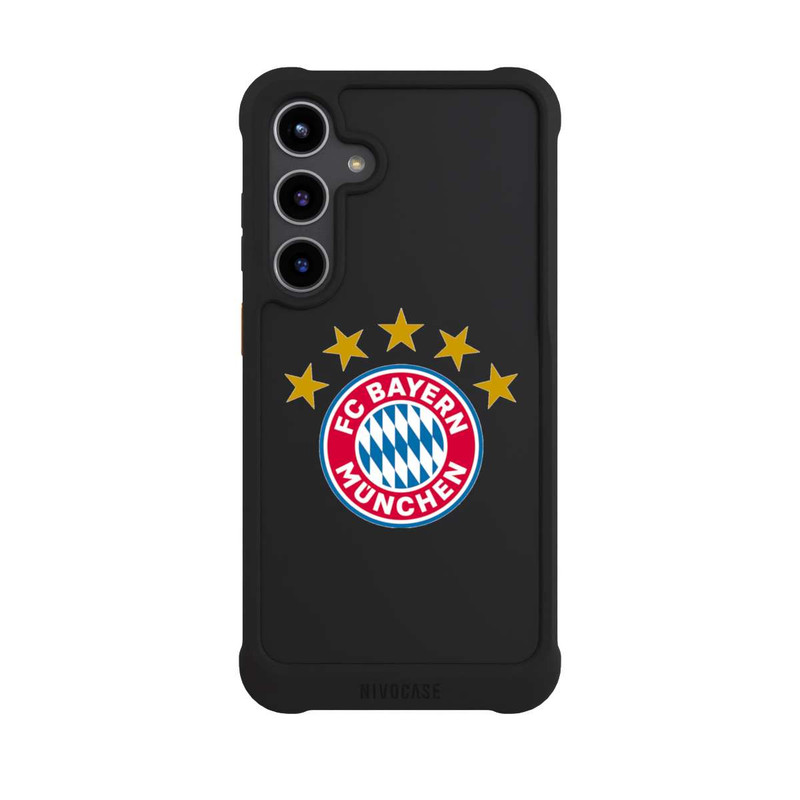 Galaxy S24 + NIVOmax FCB Logo mit Sterne - ohne Hintergrund