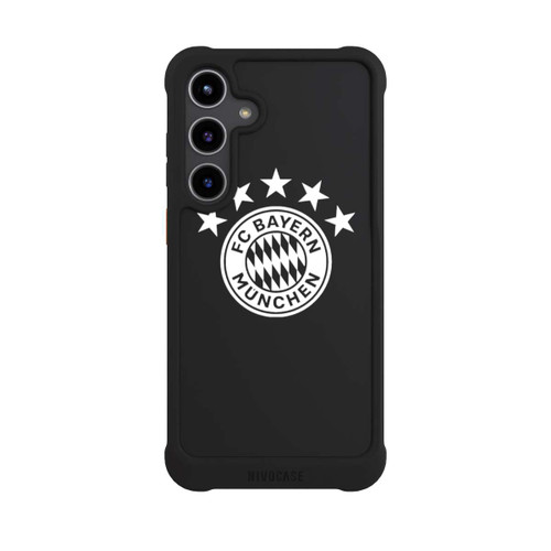 Samsung Galaxy S24+ NIVOmax FCB Logo einfarbig mit Sternen - ohne Hintergrund