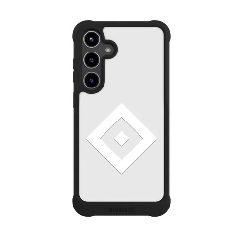 Samsung Galaxy S24+ NIVOmax Rauten Logo auf HSV Grau