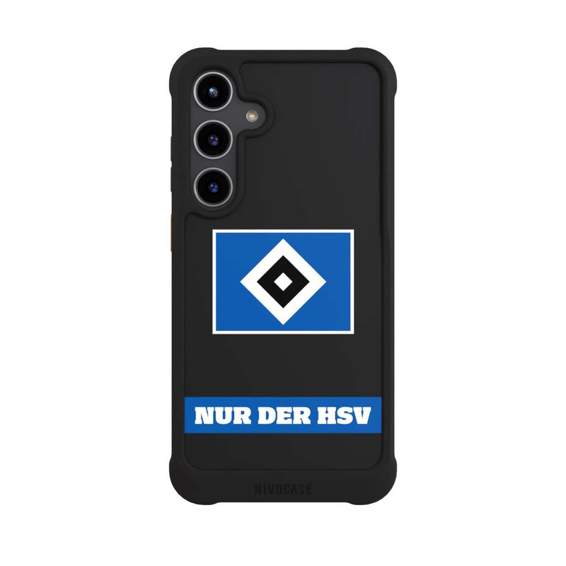 Galaxy S24 + NIVOmax Nur der HSV bleu - sans fond