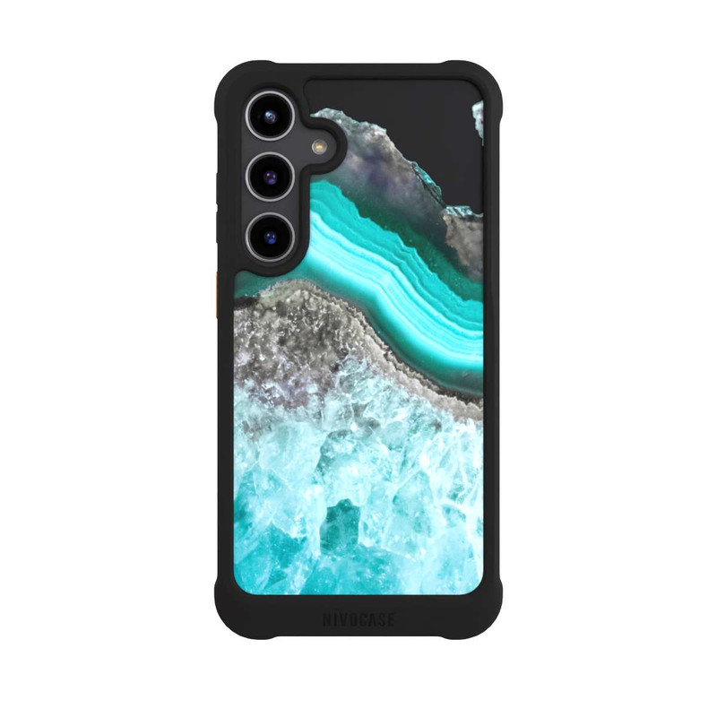 Galaxy S24 + NIVOmax Agate d'eau de mer