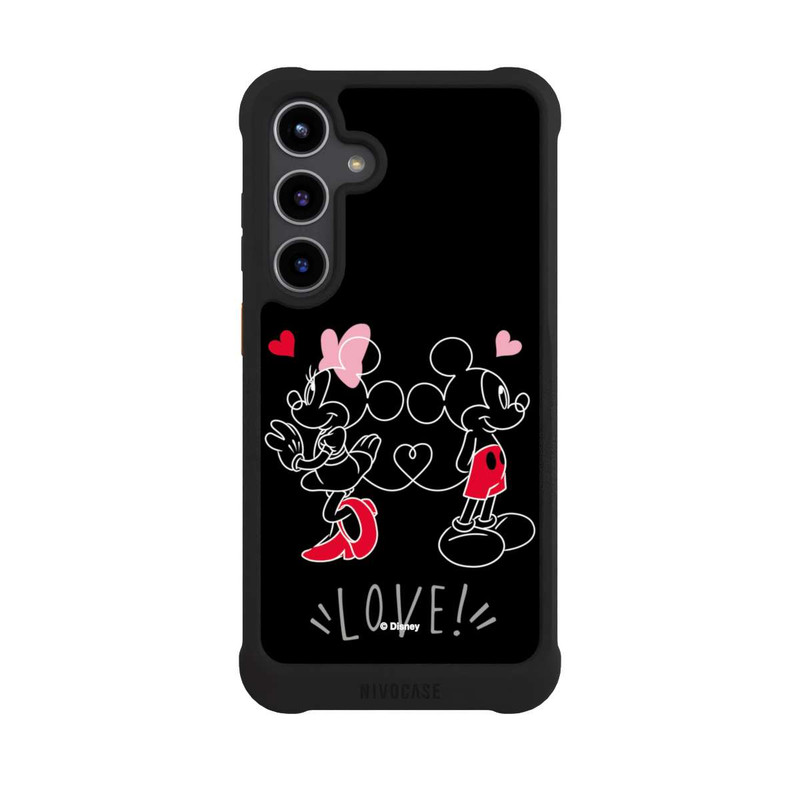 Galaxy S24 + NIVOmax Souris amoureuse noire