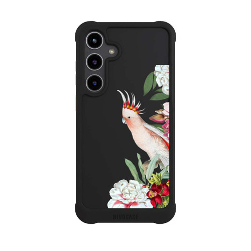 Samsung Galaxy S24+ NIVOmax Papagei Blumen