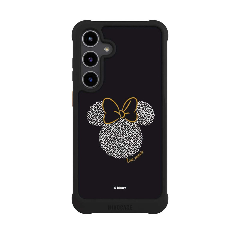 Galaxy S24 + NIVOmax Minnie Noir et Blanc