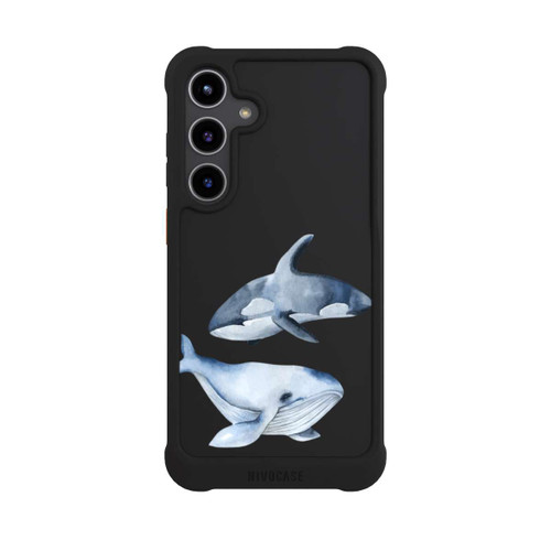 Samsung Galaxy S24+ NIVOmax Baleines transparentes