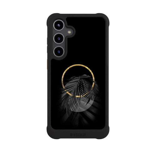 Samsung Galaxy S24+ NIVOmax Feuille tropicale noire