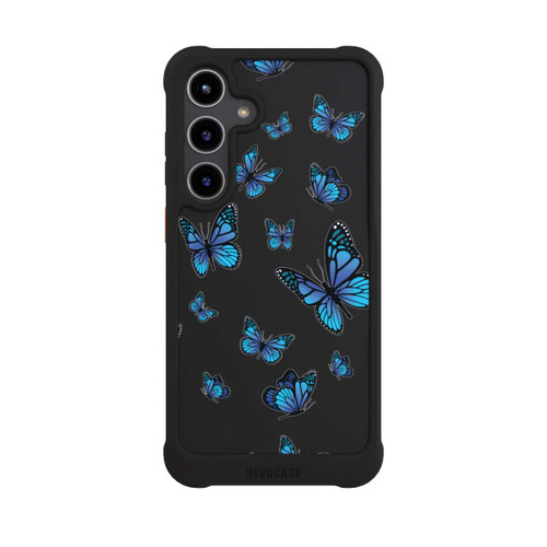Samsung Galaxy S24+ NIVOmax Schmetterlingmuster Transparent