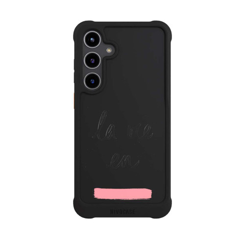 Samsung Galaxy S24+ NIVOmax La vie en Pink Transparent