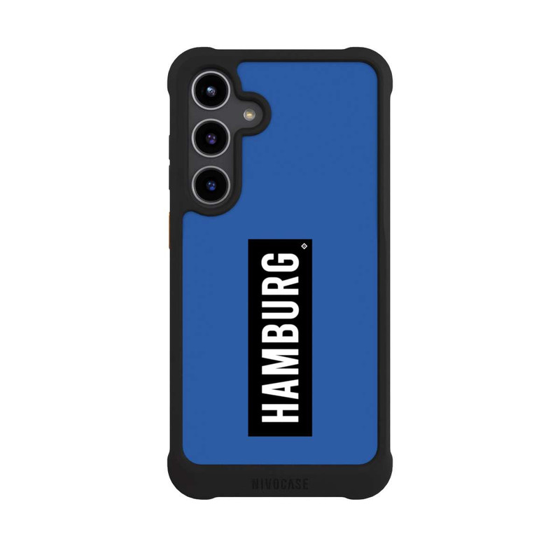 Galaxy S24 + NIVOmax HSV Hambourg noir bleu