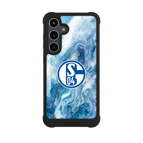 Samsung Galaxy S24+ NIVOmax Schalke 04 Flüssig Blau