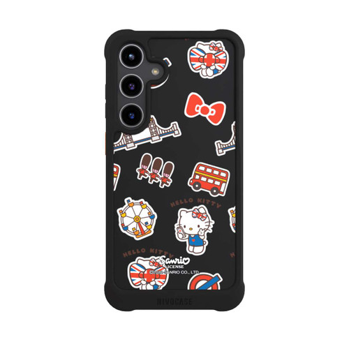 Samsung Galaxy S24+ NIVOmax Hello Kitty Londoner Abzeichen Transparent