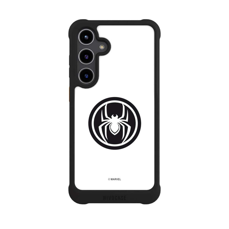 Galaxy S24 + NIVOmax Spider-Man Logo White