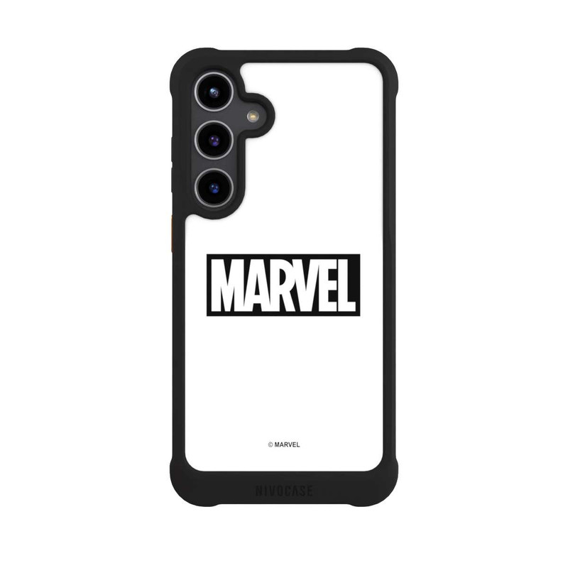 Galaxy S24 + NIVOmax Marvel Logo White