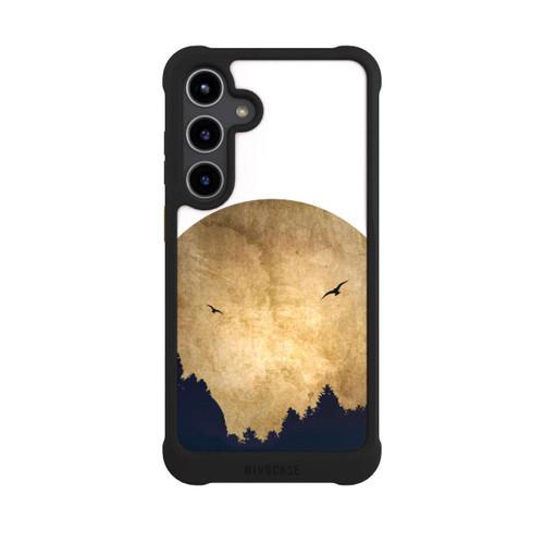 Samsung Galaxy S24+ NIVOmax Zwei Vögel vor Mond