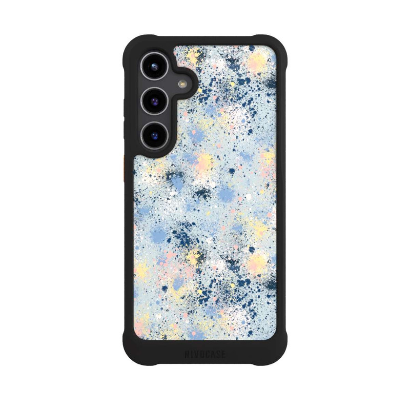 Galaxy S24 + NIVOmax Ink Dripping Dust Texture Blue