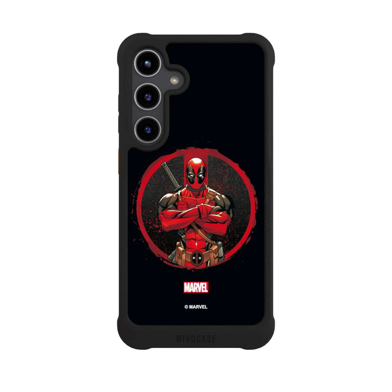 Galaxy S24 + NIVOmax Deadpool Badge