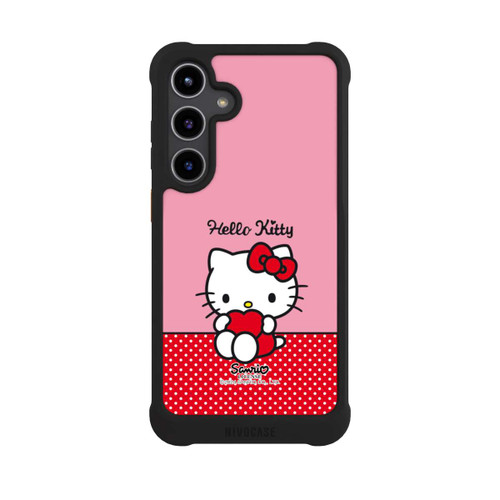 Samsung Galaxy S24+ NIVOmax Hello Kitty sitzend mit Herz