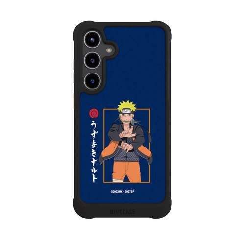 Samsung Galaxy S24+ NIVOmax Naruto Kampfposition Blau
