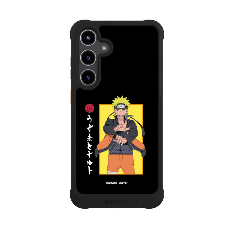 Galaxy S24 + NIVOmax Naruto Kampfposition Schwarz
