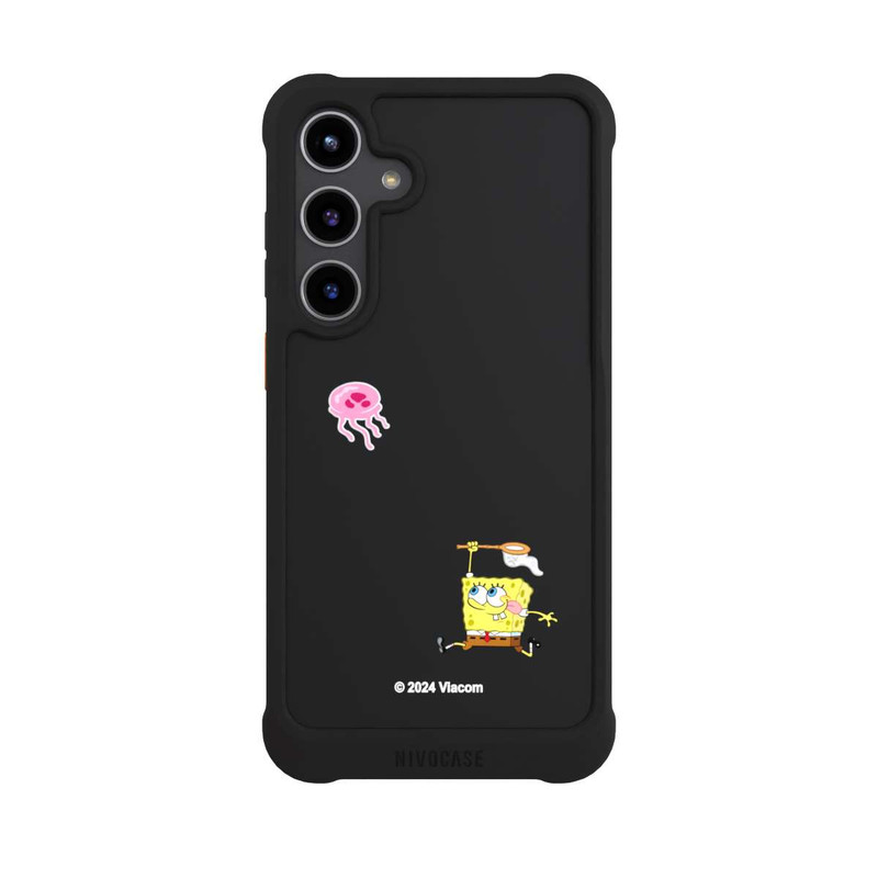 Galaxy S24 + NIVOmax Spongebob jagt Quallen