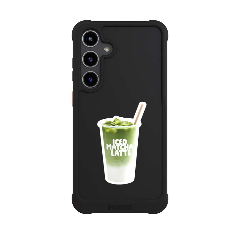 Galaxy S24 + NIVOmax Iced Matcha Latte