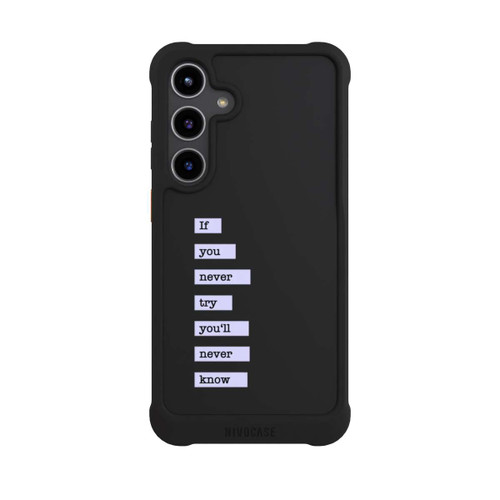 Samsung Galaxy S24+ NIVOmax If You Try Blue Transparent
