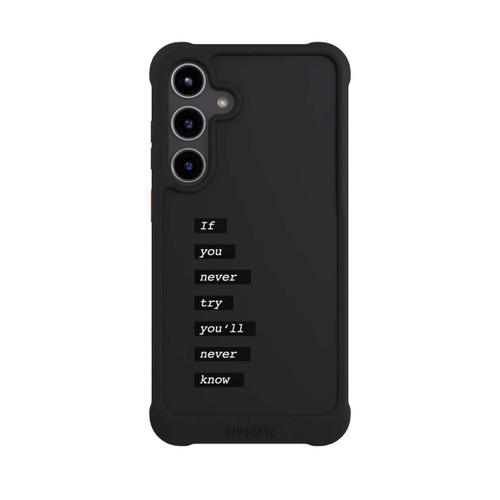 Samsung Galaxy S24+ NIVOmax If You Try Black Transparent