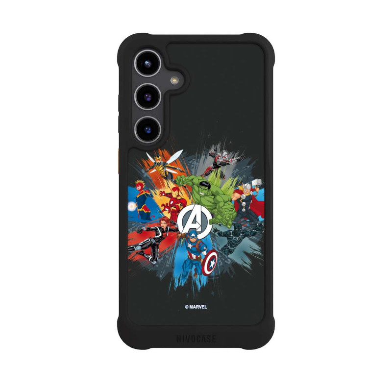 Galaxy S24 + NIVOmax Marvel's Avengers Black