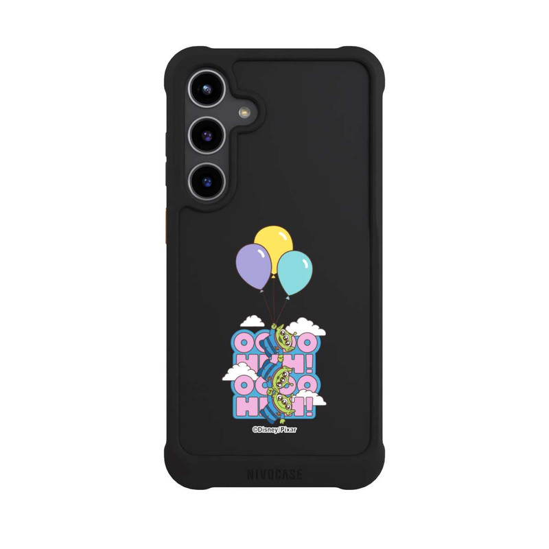 Galaxy S24 + NIVOmax Toy Story Aliens Balloons OOOOHHH Transparent