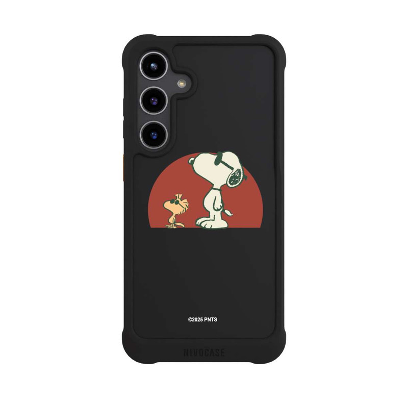 Galaxy S24 + NIVOmax Snoopy Woodstock Far Out transparent