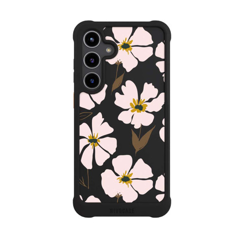 Samsung Galaxy S24+ NIVOmax Simple Pastell Flowers Rose Transparent
