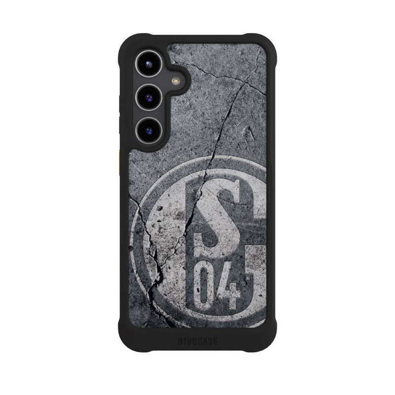 Galaxy S24 + NIVOmax Schalke 04 Beton Look