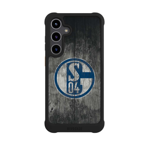 Samsung Galaxy S24+ NIVOmax Schalke 04 Holz Look