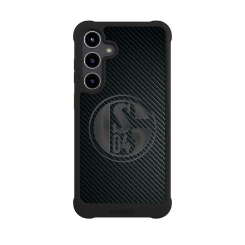 Samsung Galaxy S24+ NIVOmax Schalke 04 Carbon Look