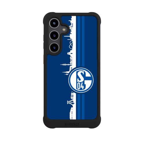 Samsung Galaxy S24+ NIVOmax Schalke 04 Skyline Blau