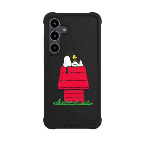 Samsung Galaxy S24+ NIVOmax Snoopy and Woodstock Classic transparent