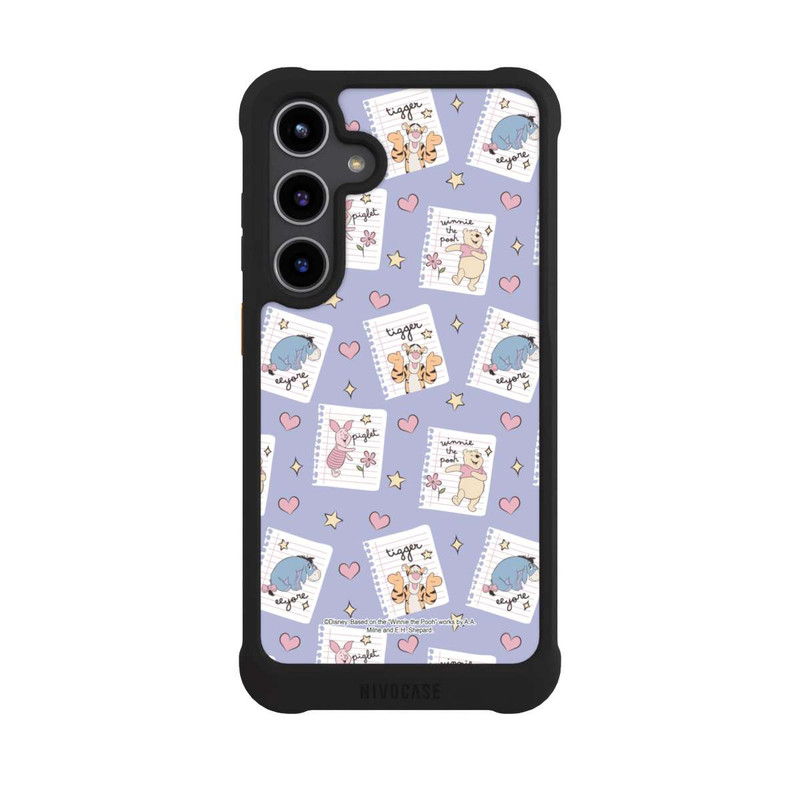 Galaxy S24 + NIVOmax Winnie Puuh Wilde Freunde Muster
