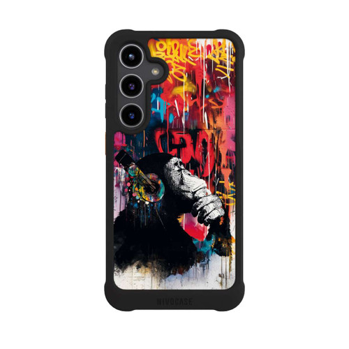 Samsung Galaxy S24+ NIVOmax Chimp Blue Streetart
