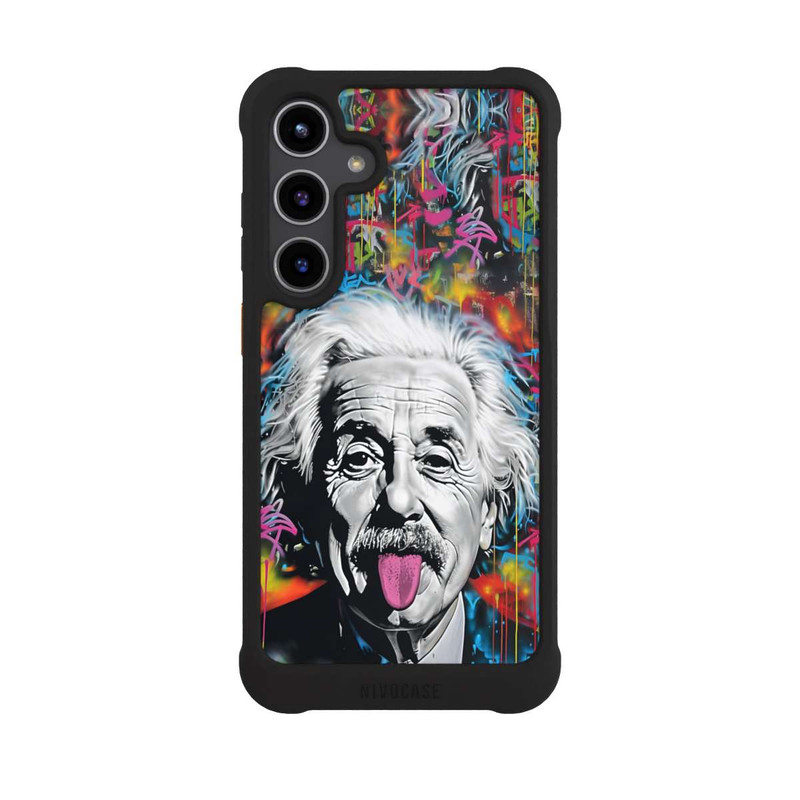 Galaxy S24 + NIVOmax Physiker Bunte Zunge Raus