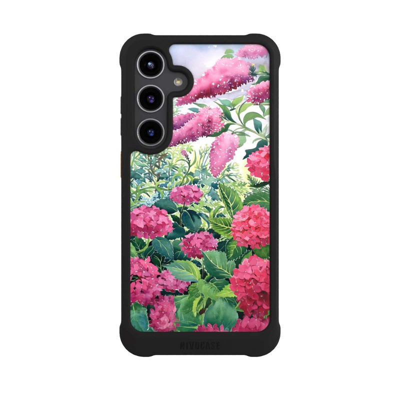Galaxy S24 + NIVOmax Garden Hydrangeas and Buddleia by Christopher Ryland