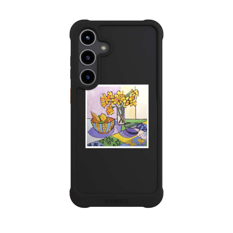 Galaxy S24 + NIVOmax Daffodil Patchwork, 2023, by Catherine J Martzloff