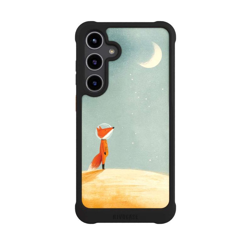 Galaxy S24 + NIVOmax Fuchs im Mondlicht