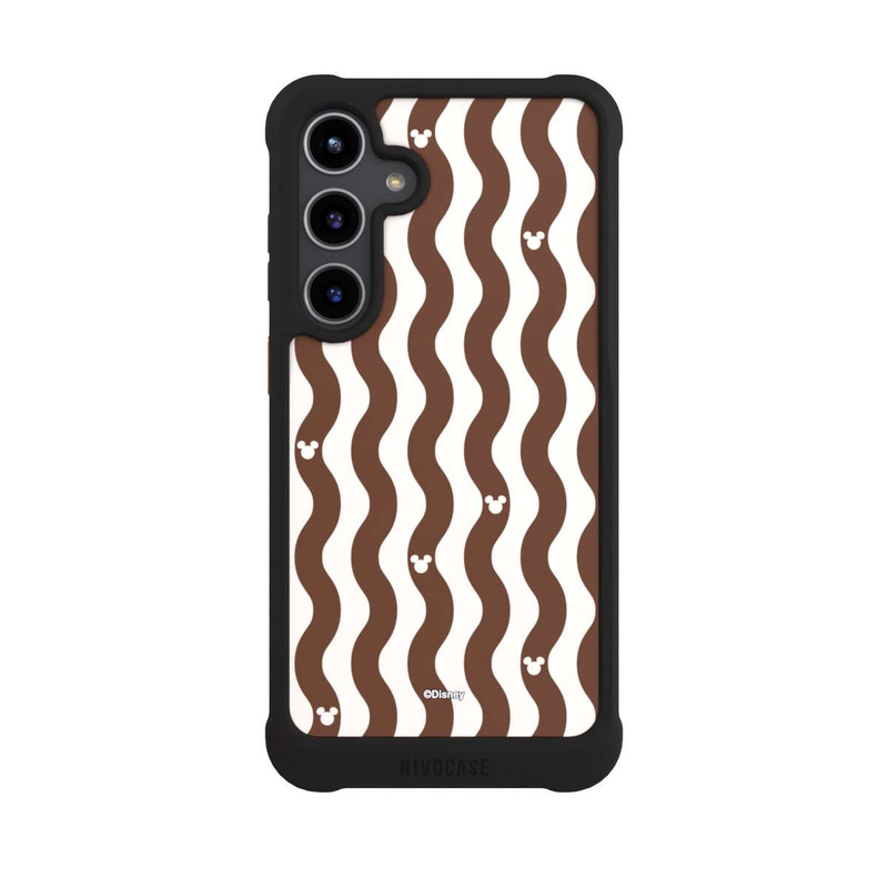Galaxy S24 + NIVOmax Micky Muster Braune Wellen