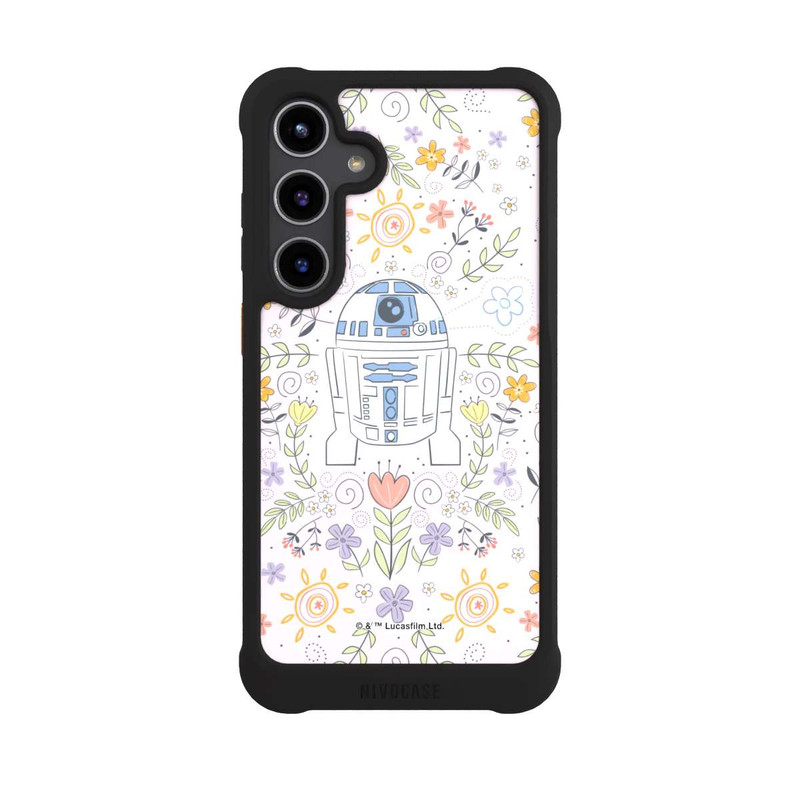 Galaxy S24 + NIVOmax R2D2 Blumen Muster