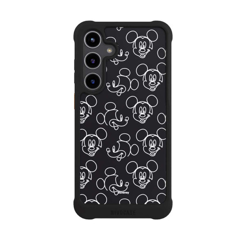 Samsung Galaxy S24+ NIVOmax Disney Mickey Muster Schwarz