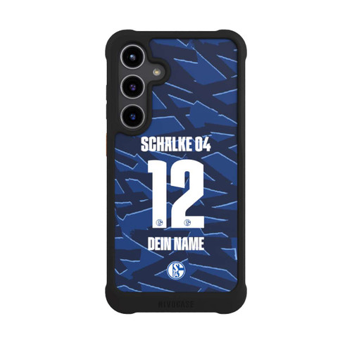 Samsung Galaxy S24+ NIVOmax Schalke 04 Trikot Personalisierbar 25-26