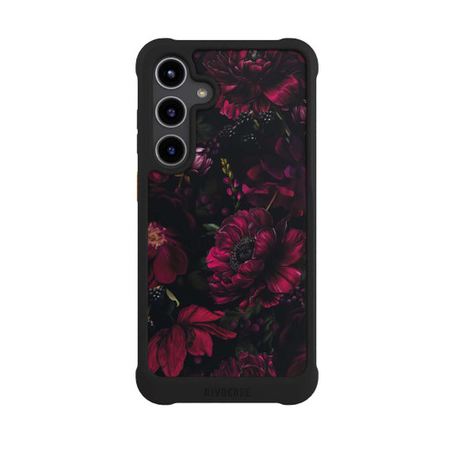 Samsung Galaxy S24+ NIVOmax Dunkle Rote Blumen Liebe