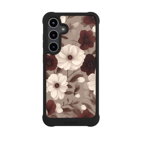 Samsung Galaxy S24+ NIVOmax Negative Flower Bordeaux White with AI