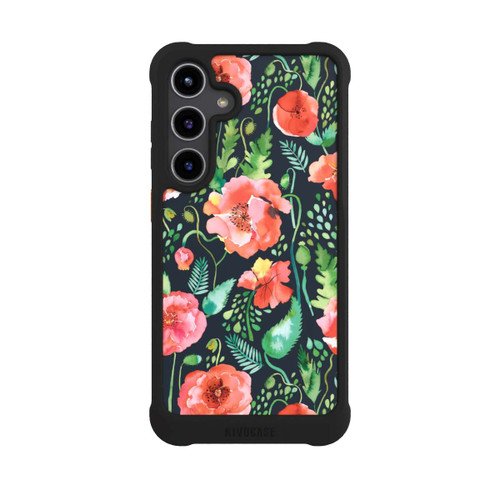Samsung Galaxy S24+ NIVOmax Mohnblumen Dunkle Wildnis