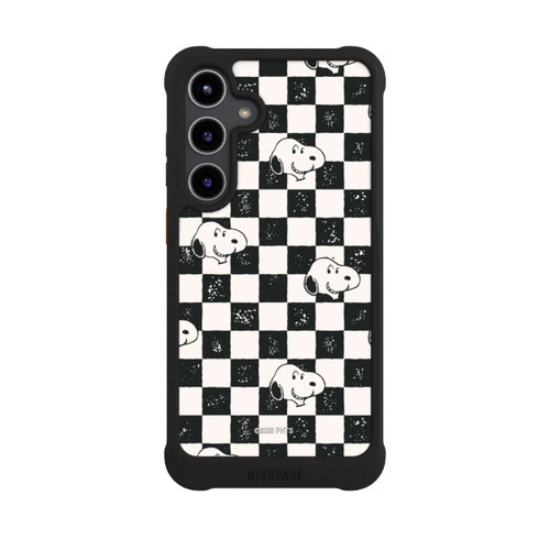 Samsung Galaxy S24+ NIVOmax Snoopy Heads Checked Pattern
